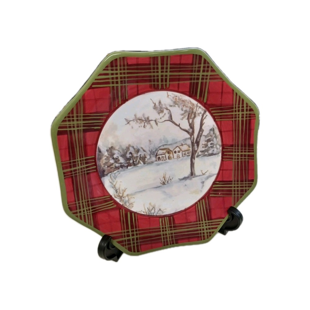 Wintery Design Plate