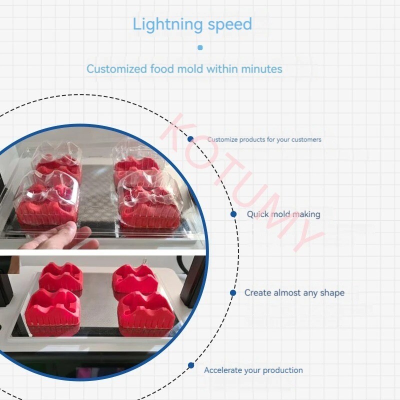 Plastic Blister Machine Manual Plastic Vacuum Forming Machine Chocolate Mold