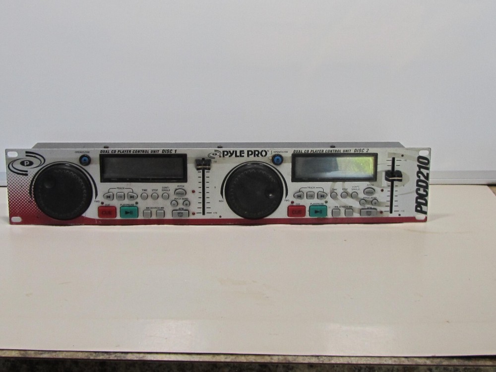 PYLE PRO Dual CD Control Unit PARTS ONLY UNABLE TO TEST