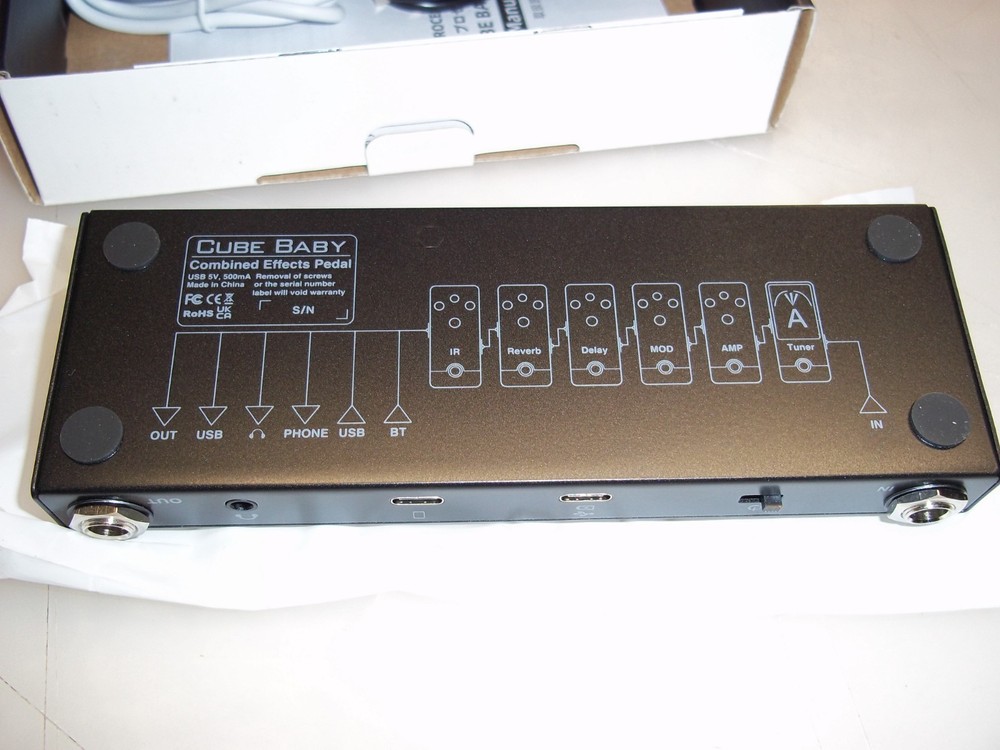 LEKATO Multi Effects Guitar Pedal, with IR Loading 9 AMP Models, Delay Reverb...