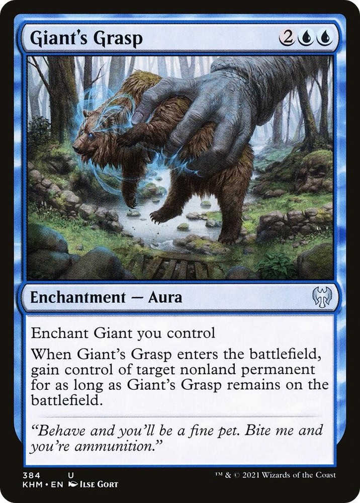 Giant's Grasp Kaldheim 384 MTG LP