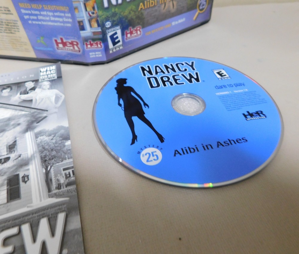 Nancy Drew PC DVD Rom CD Rom Game Fun Pick & Choose Computer Game Lot