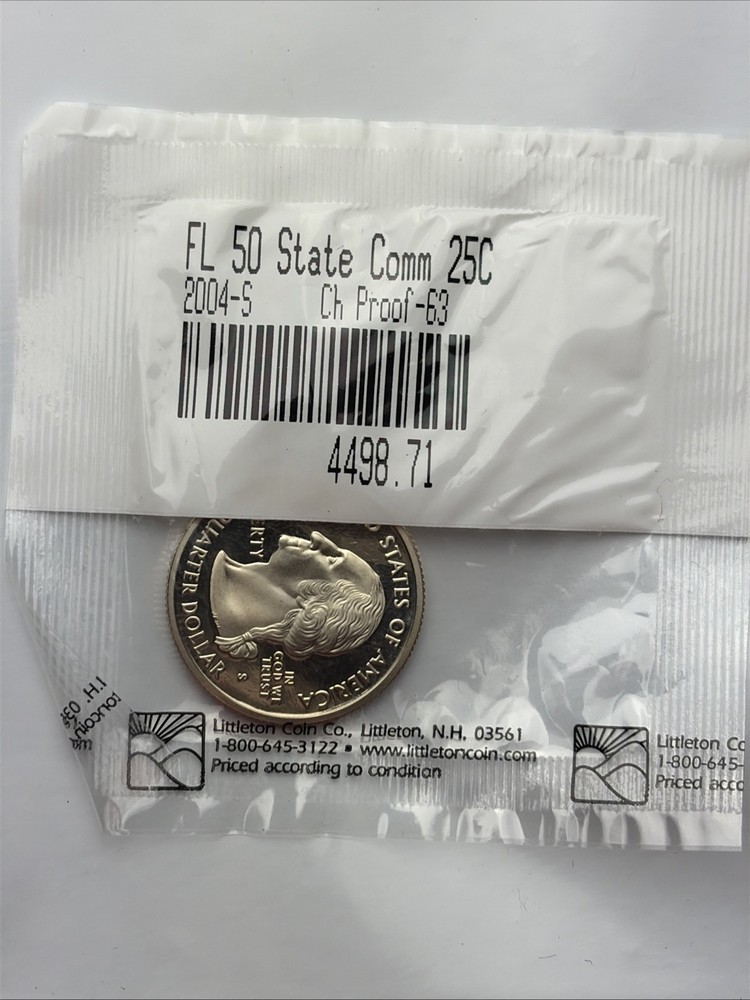 2004 S Florida State Quarter ~ Uncirculated
