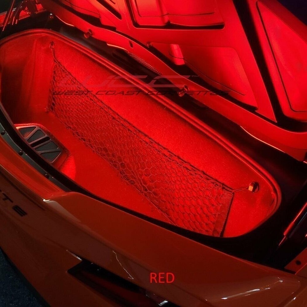 C8 Corvette Front and Rear Trunk LED Lighting Kit (Red)