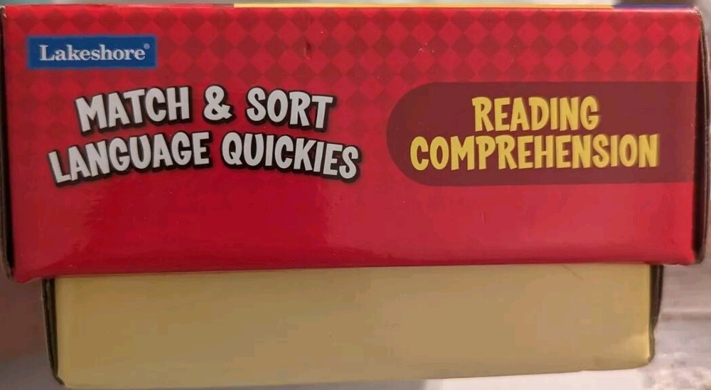 Lakeshore Reading Comprehension Match & Sort Language Quickies Grade 2-3