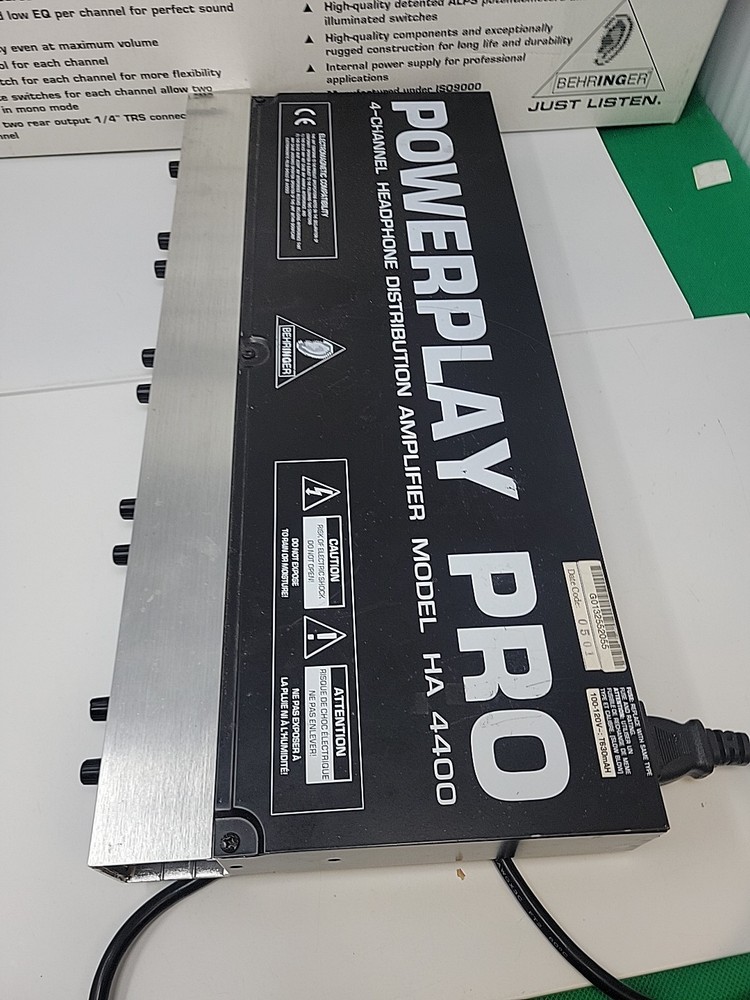 Behringer Multicom Pro Ha4400 4-Channel Audio Interactive Dynamics Processor
