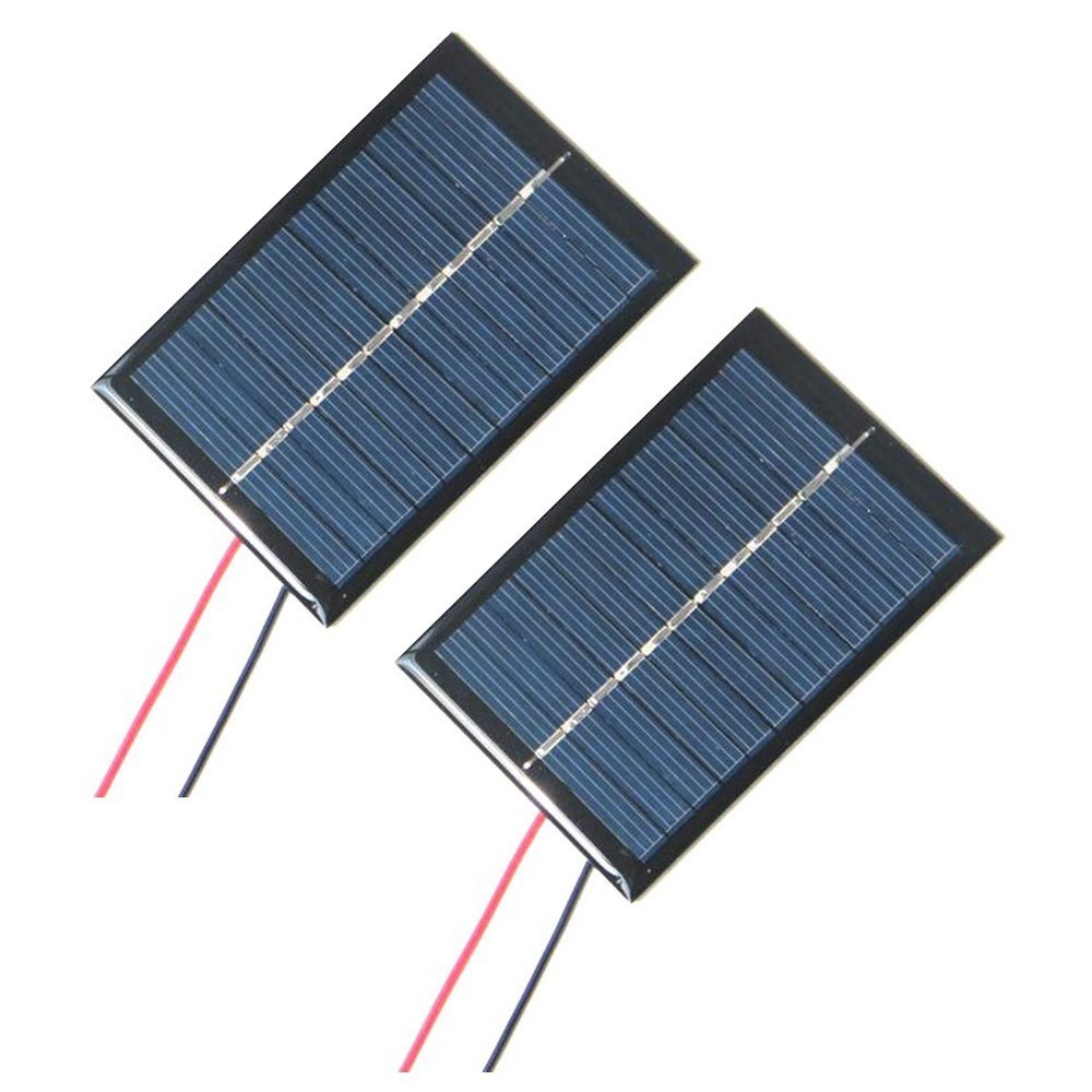 6 Volt Polycrystalline Solar Panel with 15CM Cable for Energy Generation Needs