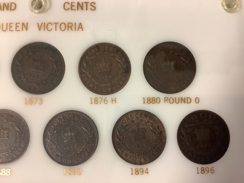 1865-1947 Newfoundland Large Cent Complete Set!