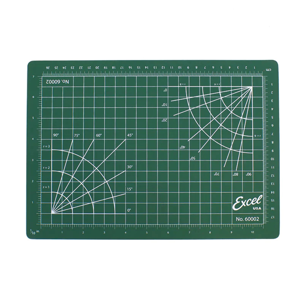 Excel 60002 8.5" X 12" Self Healing Cutting Mat - Double Sided