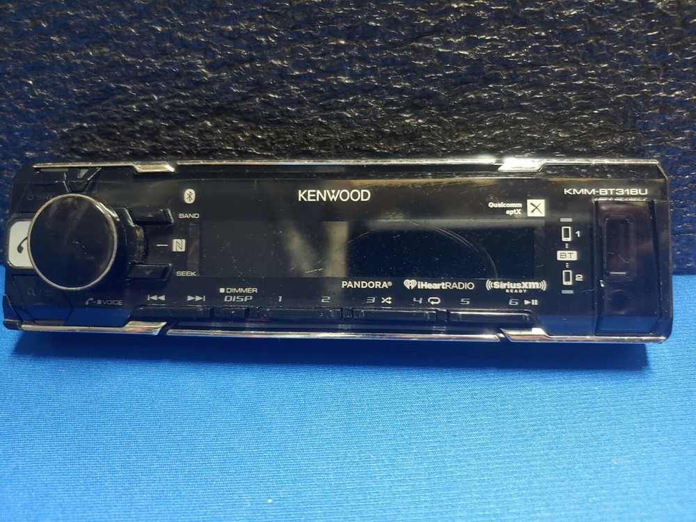 kmm-bt318u kenwood faceplate very clean tested