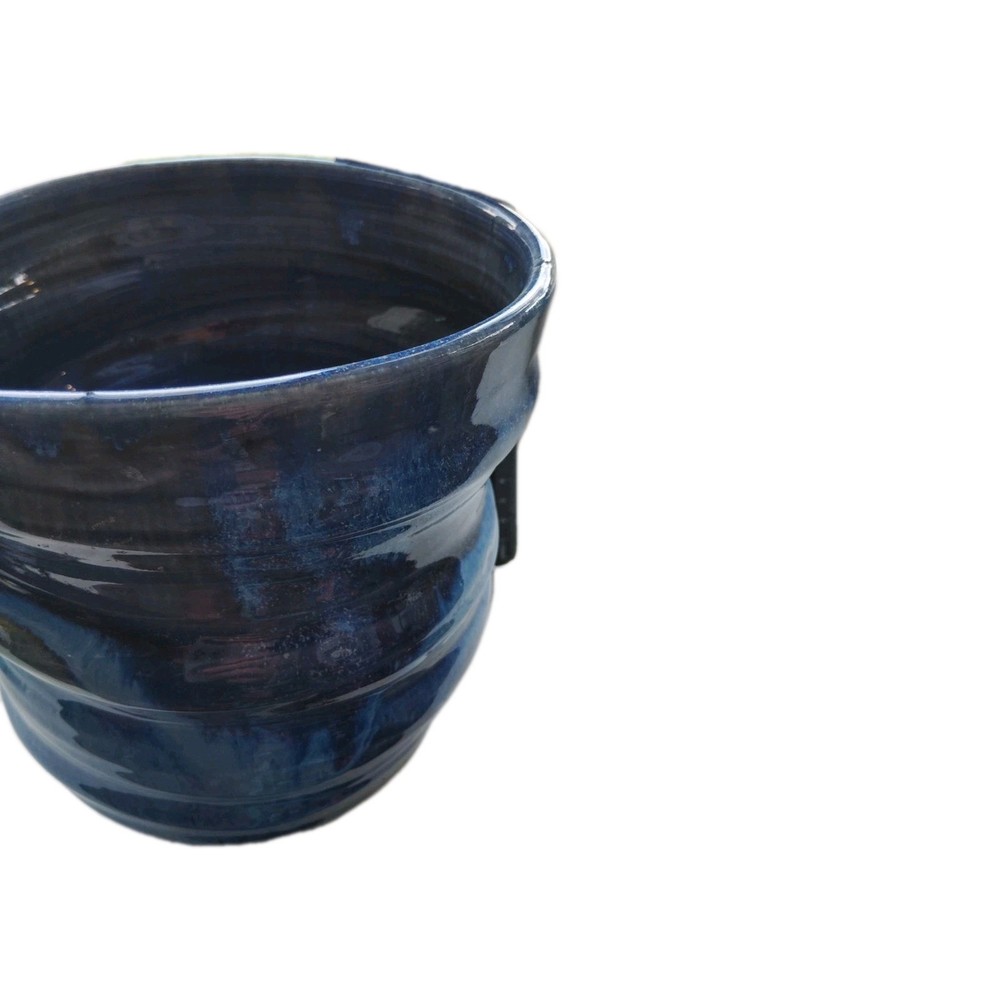 Handmade Pottery Vase Signed L177