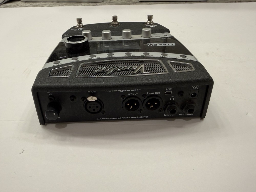 Digitech VLFX Vocalist Live FX Vocal Multi Effects Processor Pedal + PSU