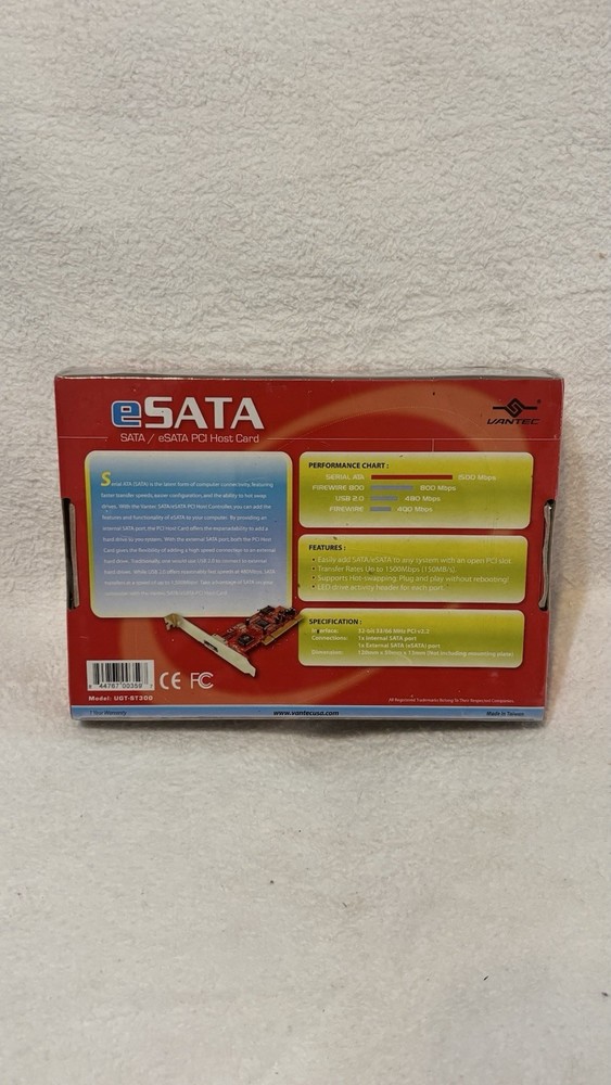 eSATA PCI Host-Card UGT St300 Sata