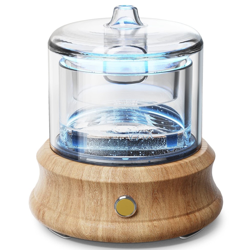Lecdura Glass Essential Oil Diffuser, 80ML Small 80ml, Transparent