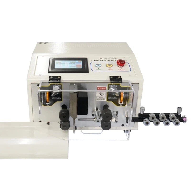 Touch Screen Auto Computer Wire Stripping Machine SWT-508ES Peeling Cut 0.1-8mm2