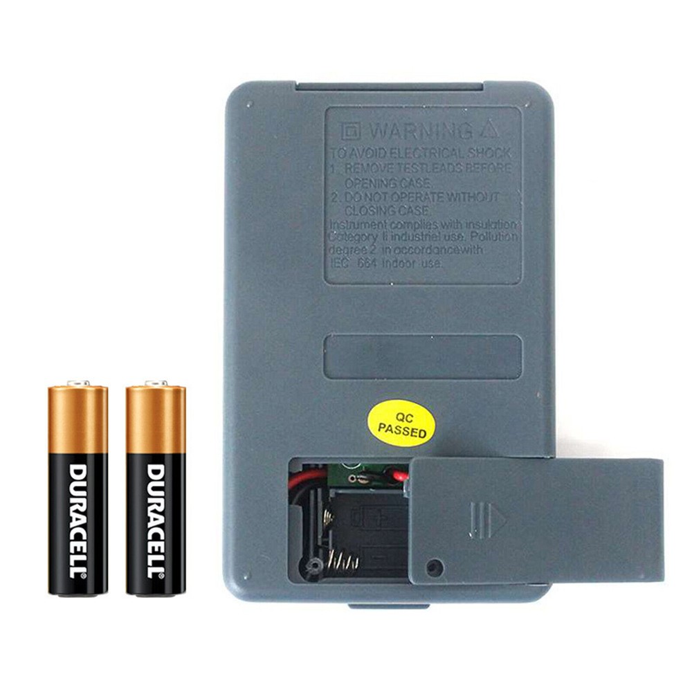 XB866 Mini Auto Range LCD Voltmeter Tester Tool AC/DC Pocket Digital MultimeteXE