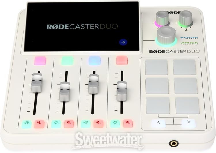 Rode RODECaster Duo Streaming Mixer - White