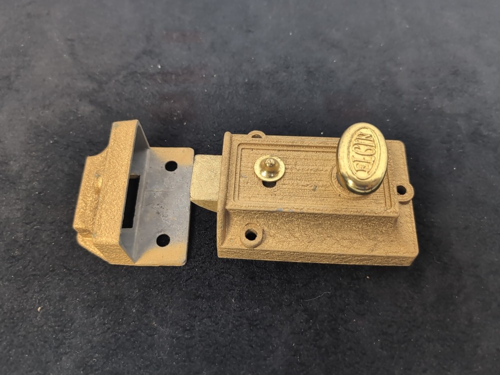 Vintage Brass Elgin Dead Bolt