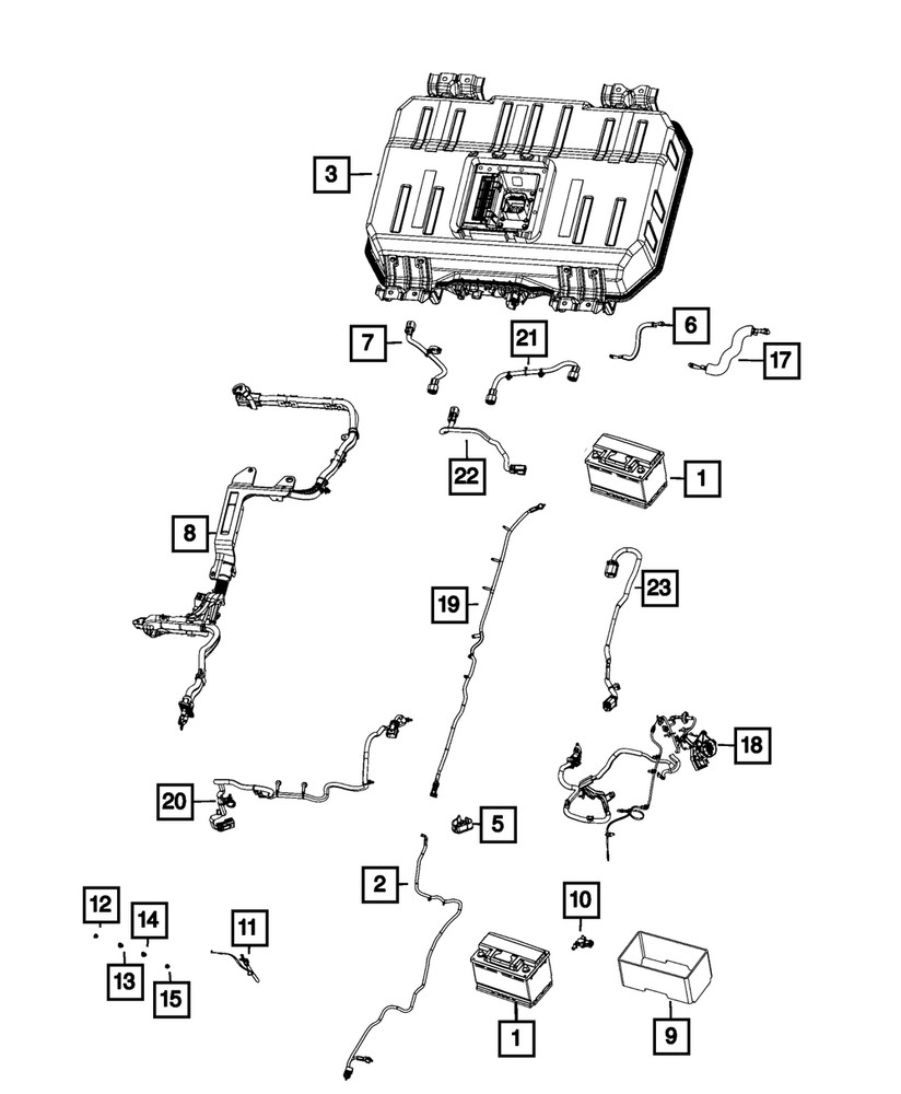 Genuine Mopar Battery Sensor 68318616AC
