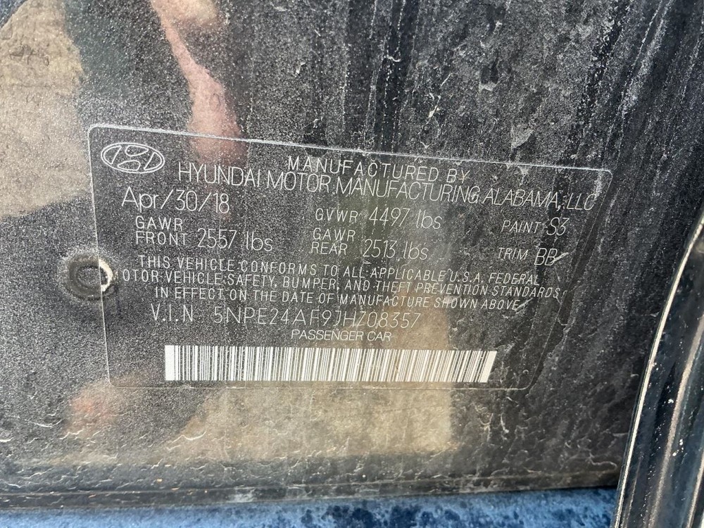 SONATA 2018 Glove Box 4995957