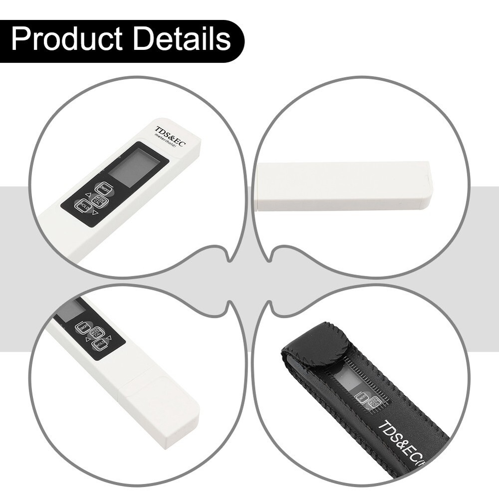 Salinity Temp Tester Measuring Meter Portable Salt Water Testing Tools