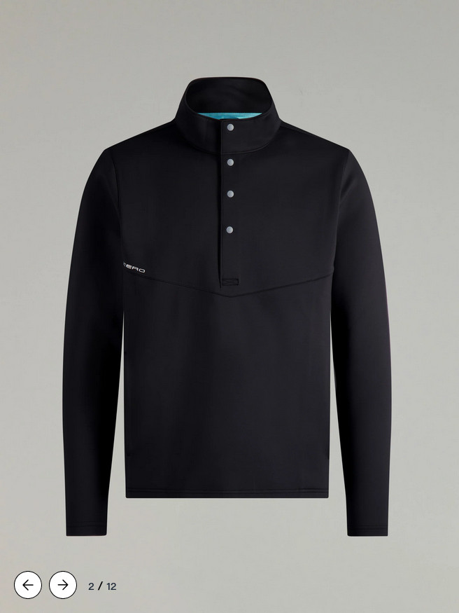 New Zero Restriction Hearns Pullover Black L1171 Pick size