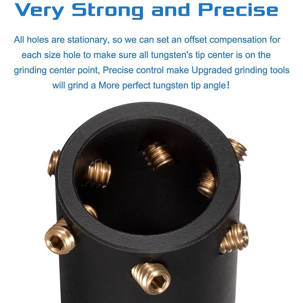 GR-12 TIG Welding Tungsten Electrode Sharpener Grinder With Multi-Angle & Offset