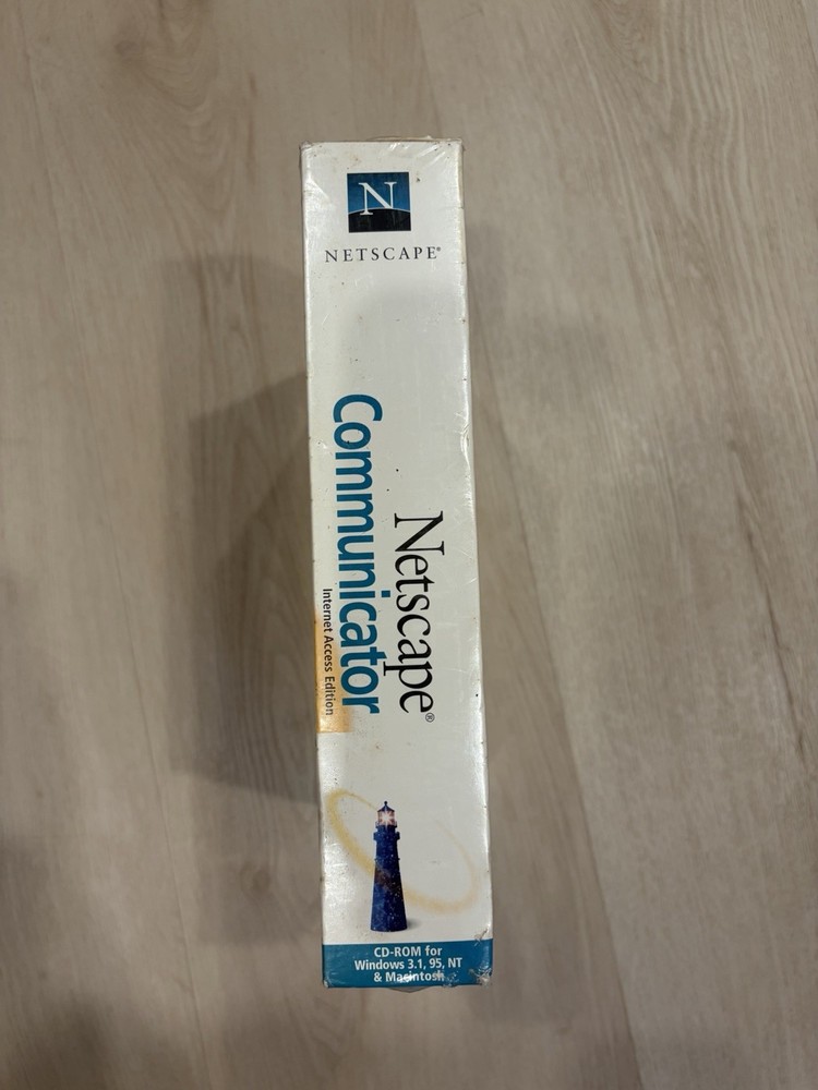 1997 Netscape Communicator Inet Acc Edition 4 PC/Mac CD, Retail Big Box Complete