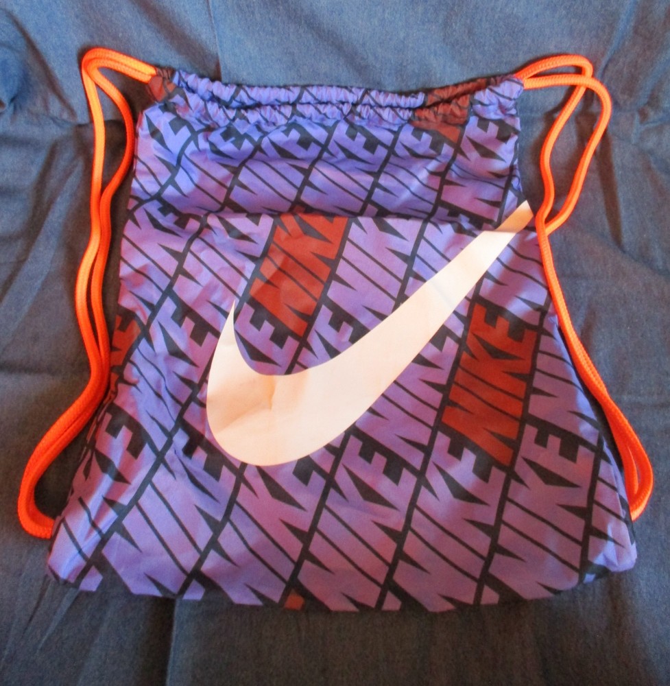 Nike Multicolored Polyester Drawstring Cleat Gym Bag