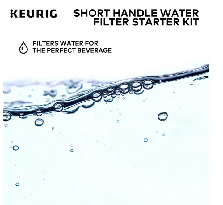 Keurig Short Handle Water Filter - With One Filter - Starter Kit