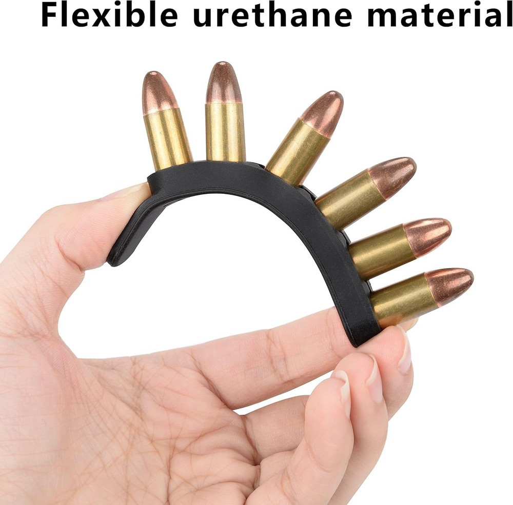 Flexible 6-Pack Speed Loaders for .38/.357 Revolvers - Secure & Compact Design