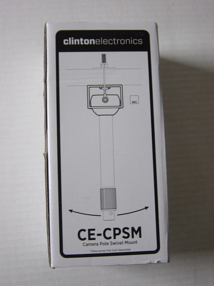 Clinton Electronics CE-CPSM Camera Pole Swivel Mount (New)