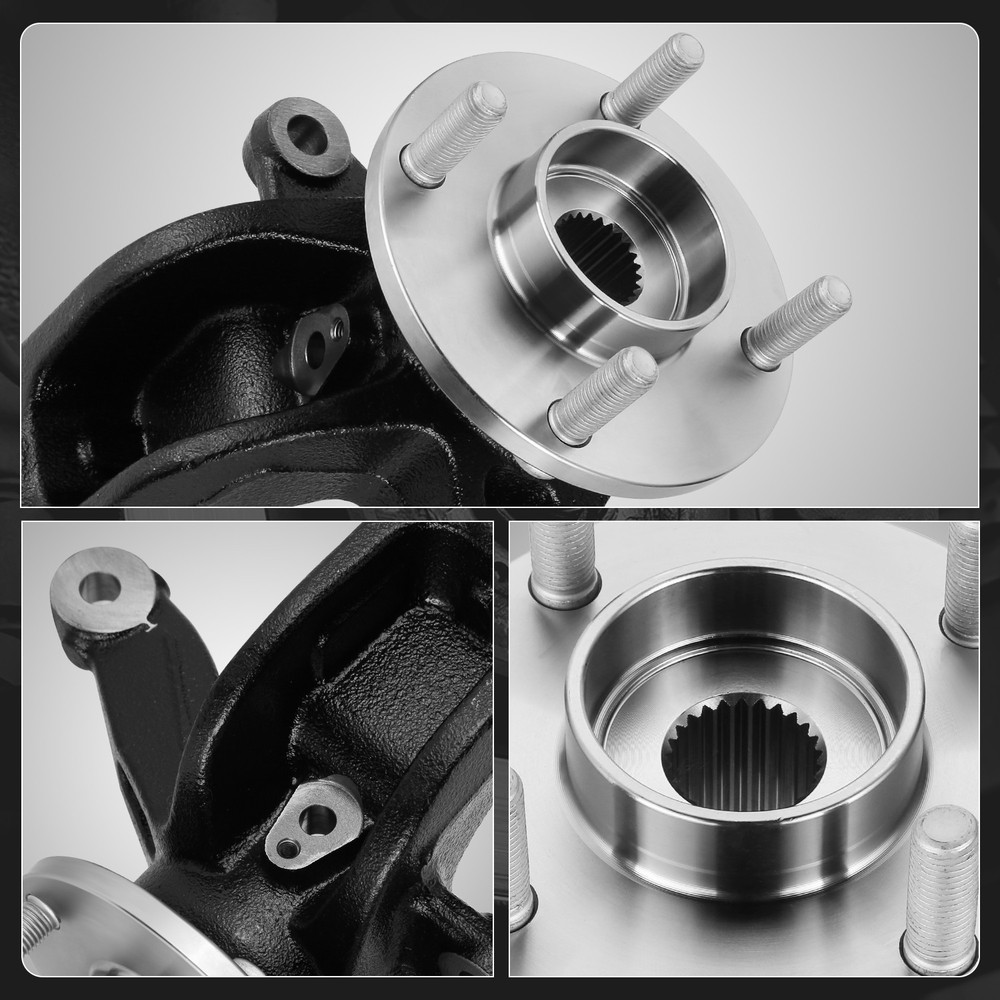 For 2006-2011 Ford Focus Front Left Driver Side Loaded Steering Knuckle Assembly