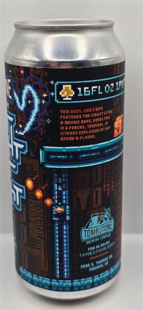 Craft Beer Can Tombstone Brewing Contra Cheat Code Left Right Left Right Double