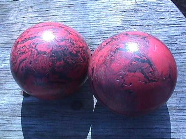 Ebonite Tornado Duckpin Bowling Balls