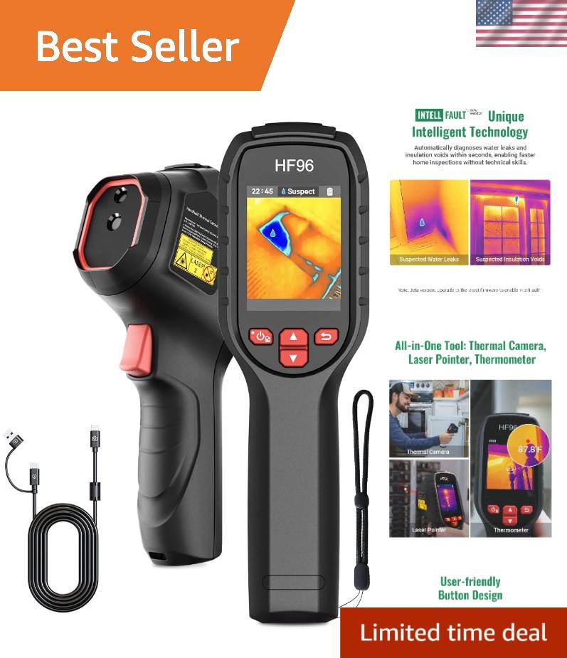 Comprehensive Thermal Imaging Tool - 25 Hz Frequency, Multi-Use Applications