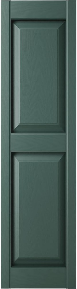 LP2C12X06200FG Custom Two Equal Panels, Raised PanelShutter (Per Pair)12"W x
