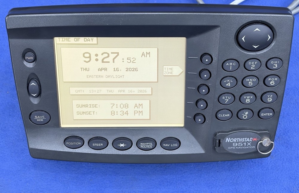 Northstar 951x DGPS / GPS Chartplotter Display - Fully Tested & Working