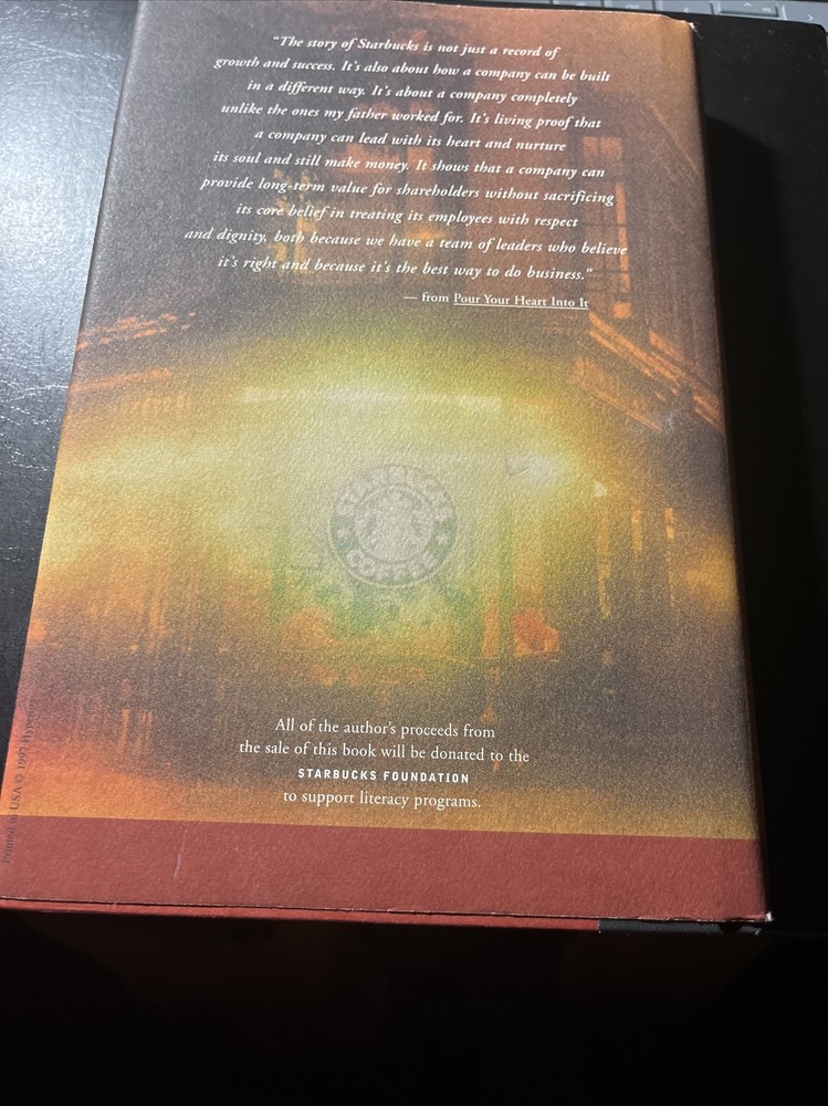 Pour Your Heart Into It, Signed By Author,First Edition