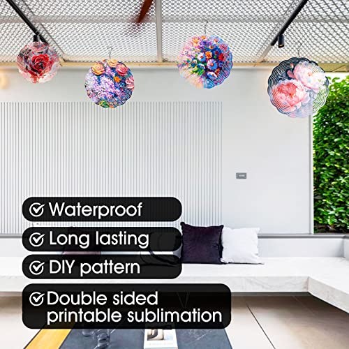 Pack Sublimation Wind Spinner Blanks 8 Inch Wind Spinners 8 Inches 5