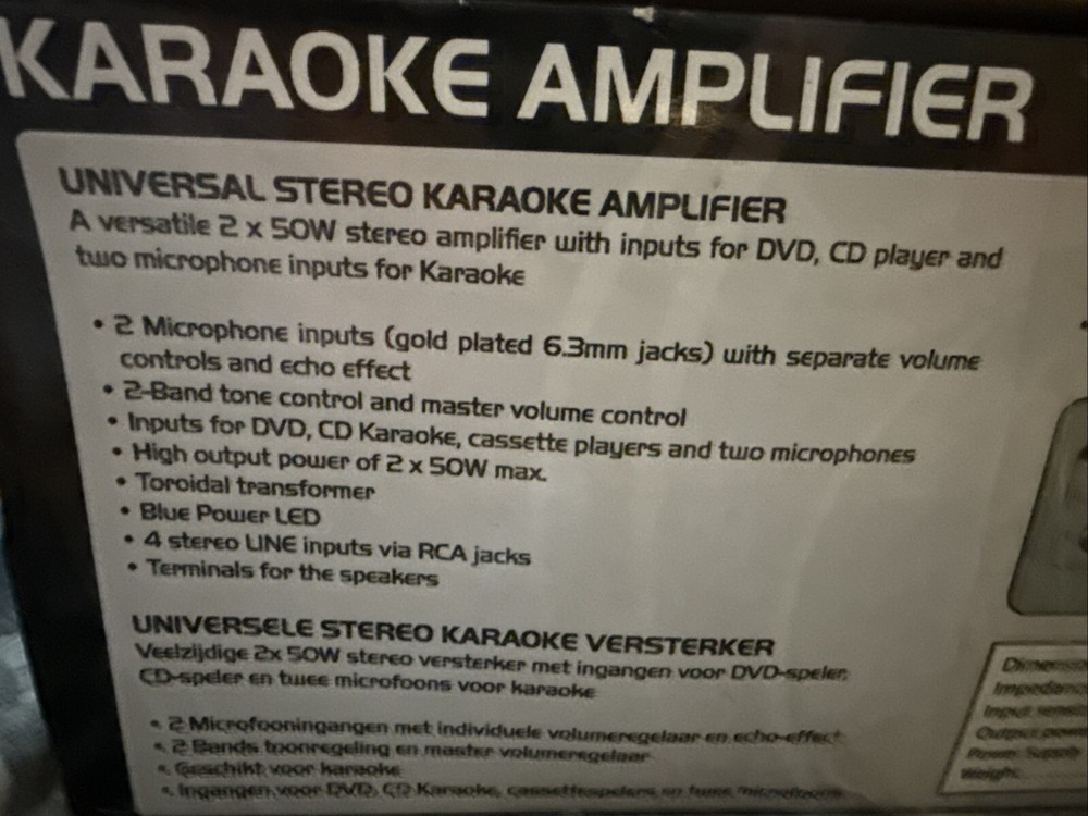 Skytronic Karaoke Digital Amplifier