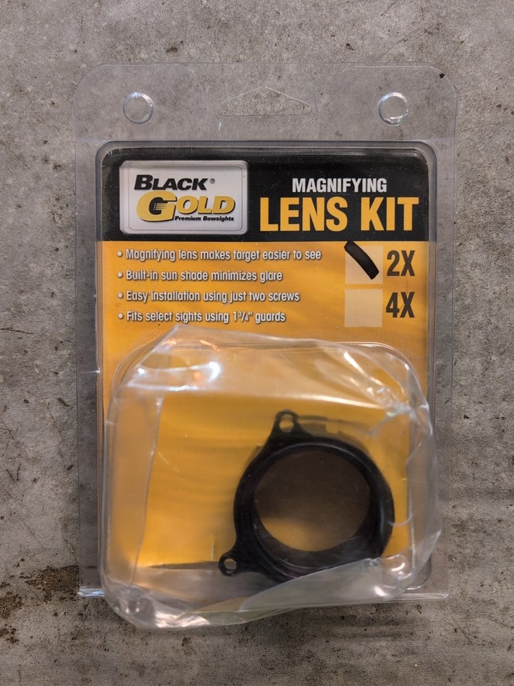 Black Gold  1.75in Magnifying Lens Kit 2X Left Hand