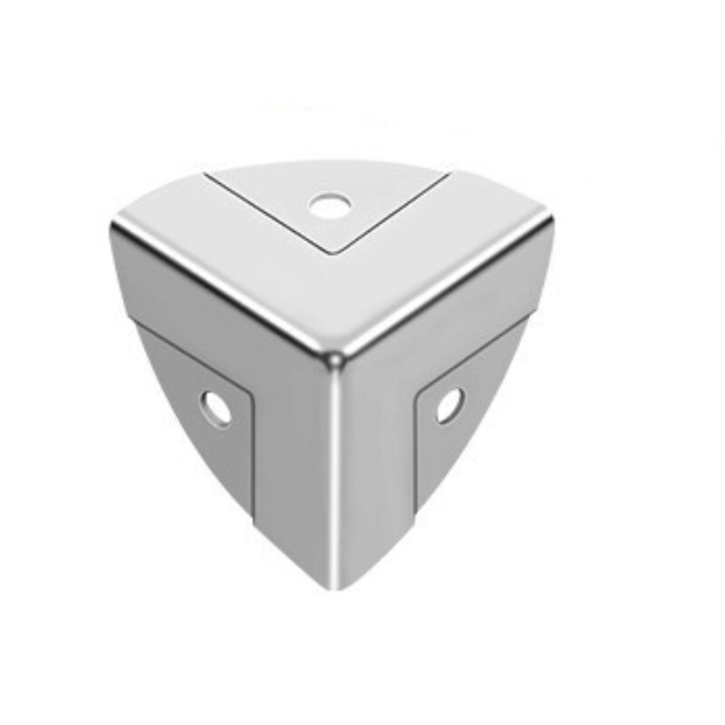 Metal Crashproof Box Corner Protectors Edge Protector Iron Chrome Plating