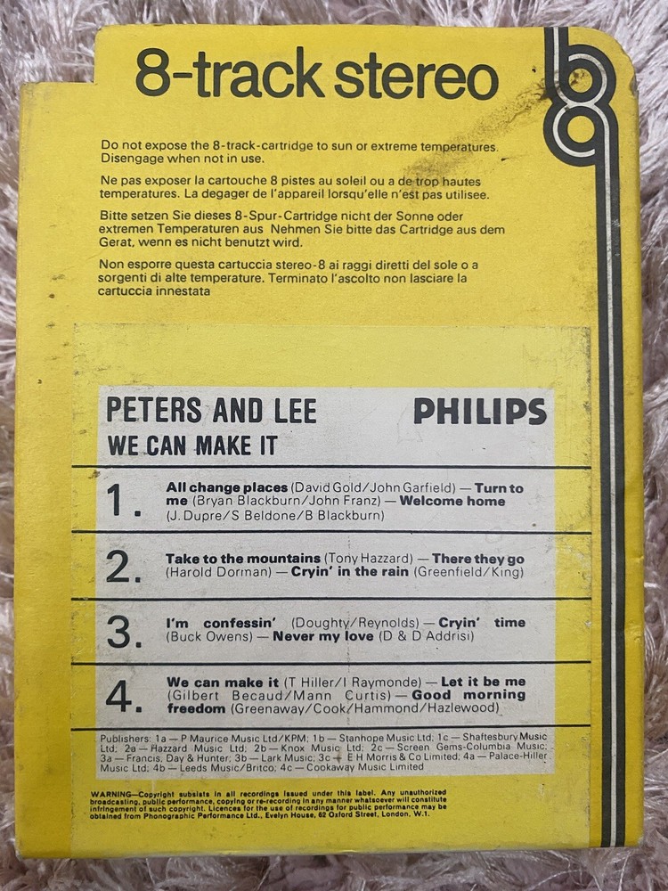 vintage 8 track tapes
