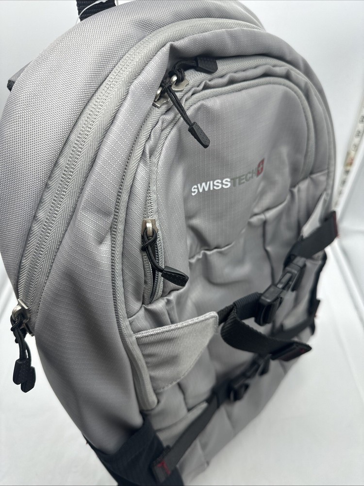 Swiss Tech Unixes 20 Liters Compressor Backpack For School Work Grey New
