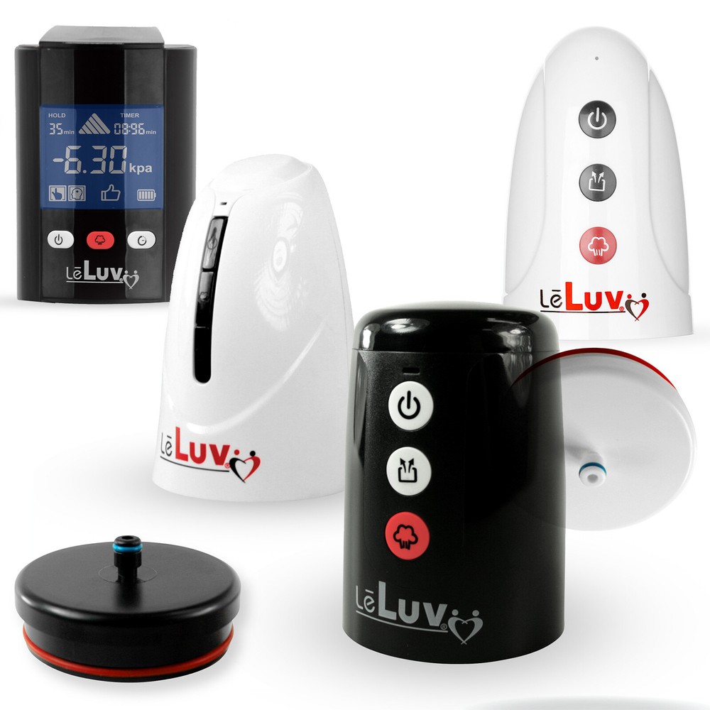 LeLuv iPump Replacement Wireless Head Unit with Adapter to 1/4" Vacuum Systems