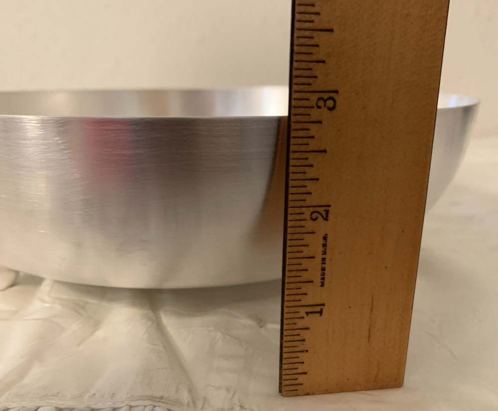 Vintage Silver Plated Footed 9” Bowl Server Decorative READ