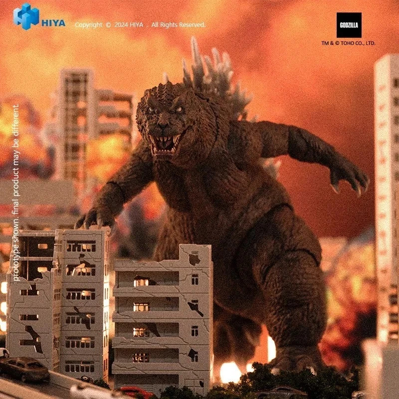 HIYA EXQUISITE BASIC GIANT MONSTERS ALL-OUT ATTACK GODZILLA (2001) ACTION FIGURE