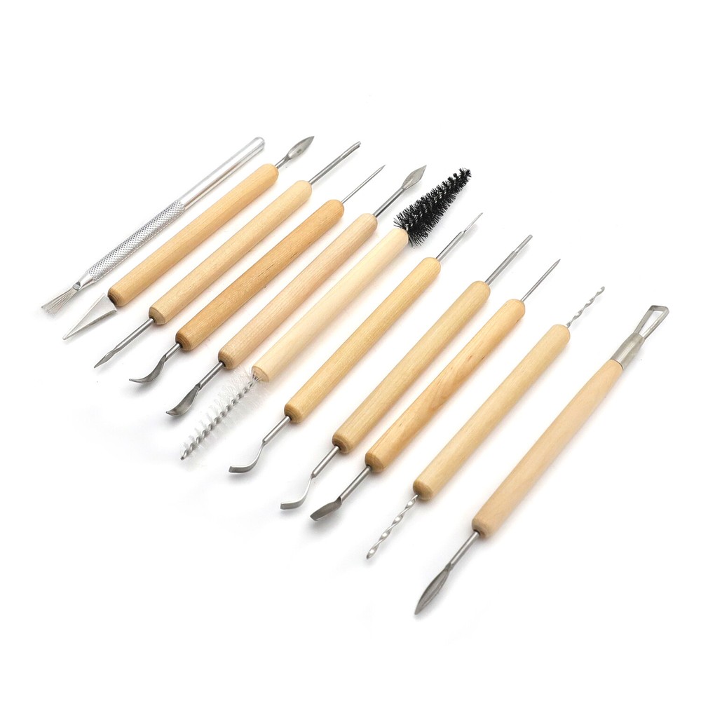 11 Pcs Pottery Tool Set Clay Sculpting Modeling Ceramics Art Kit