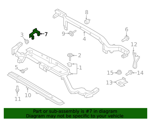 Genuine Ford Bracket FT4Z13A004A